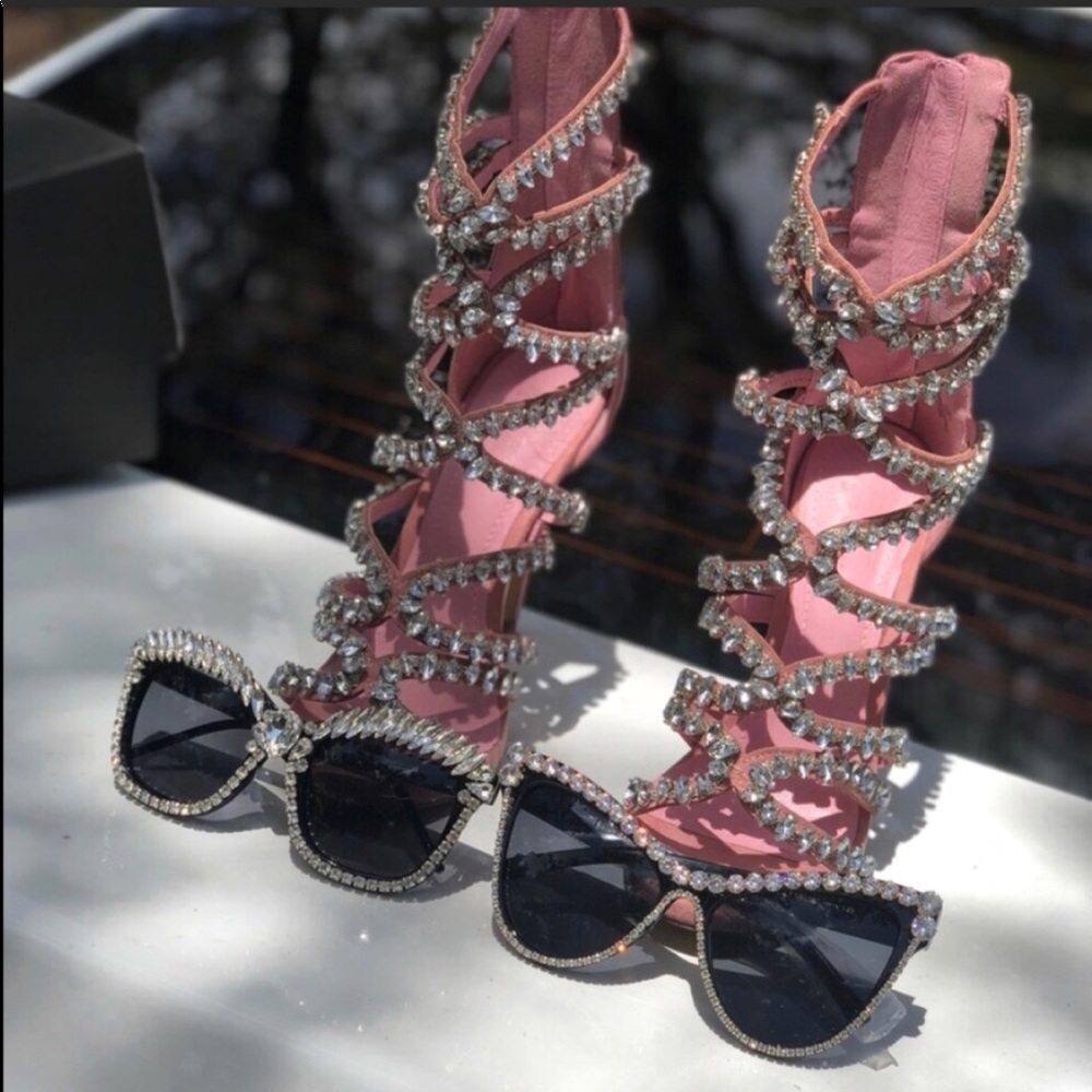 Crystal caged heels 💎 - Picture 2 of 6